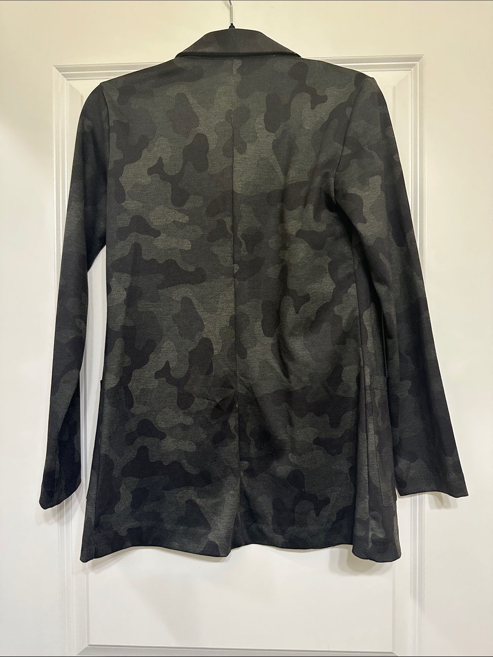Rachel Zoe Olive & Gray Camouflage Open Blazer size XS - Picture 4 of 4